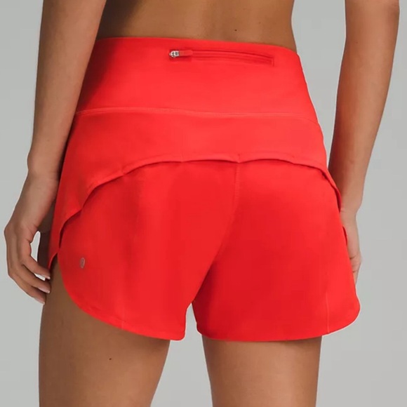 Lululemon Speed Up High Rise Athletic Shorts Hot Heat 14 NWT - Picture 2 of 7